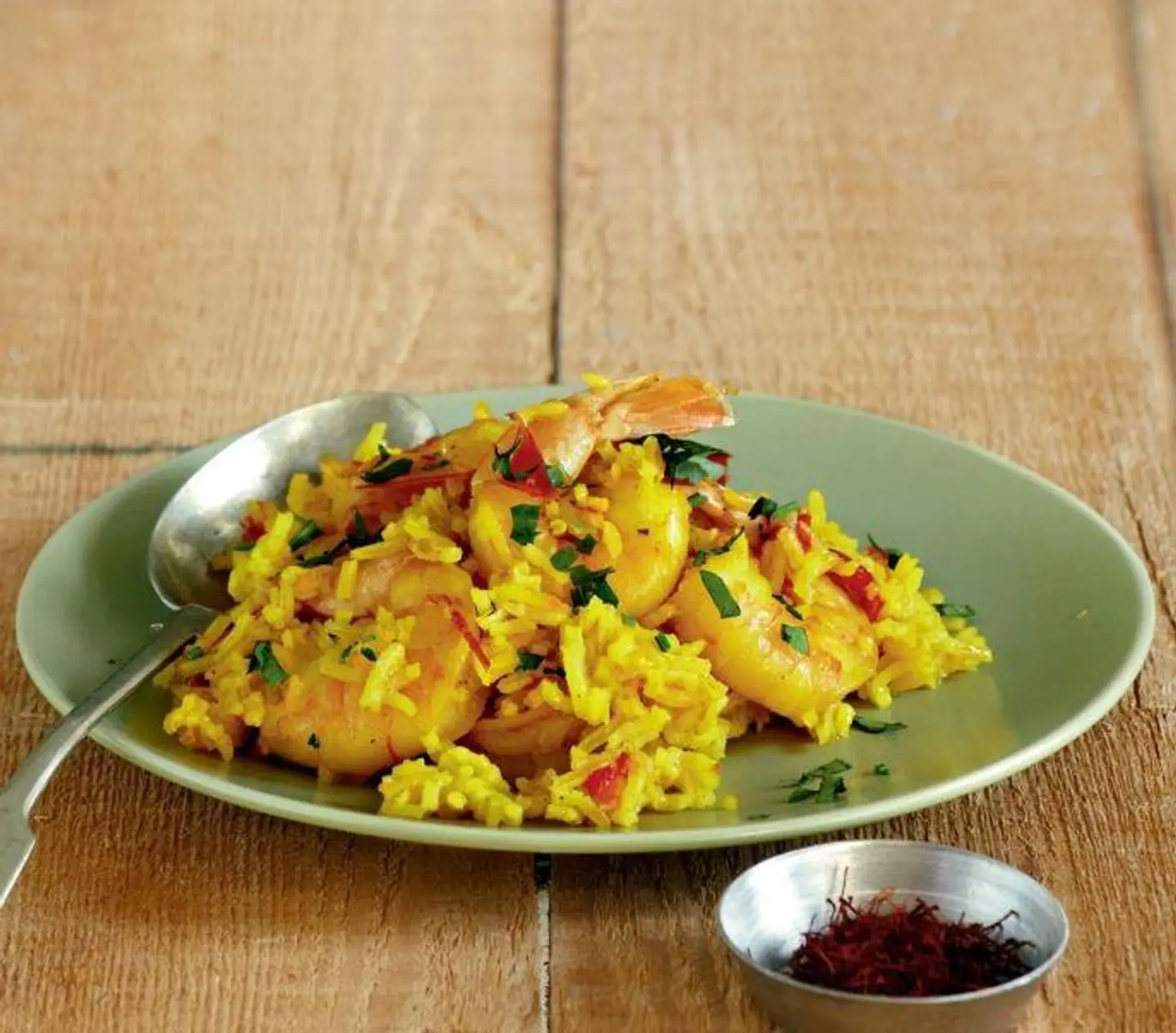 Saffron Shrimp Rice