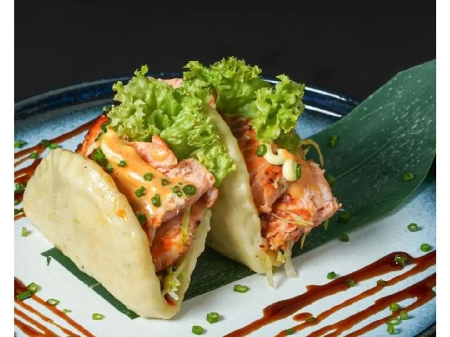 Salmon Open Bao