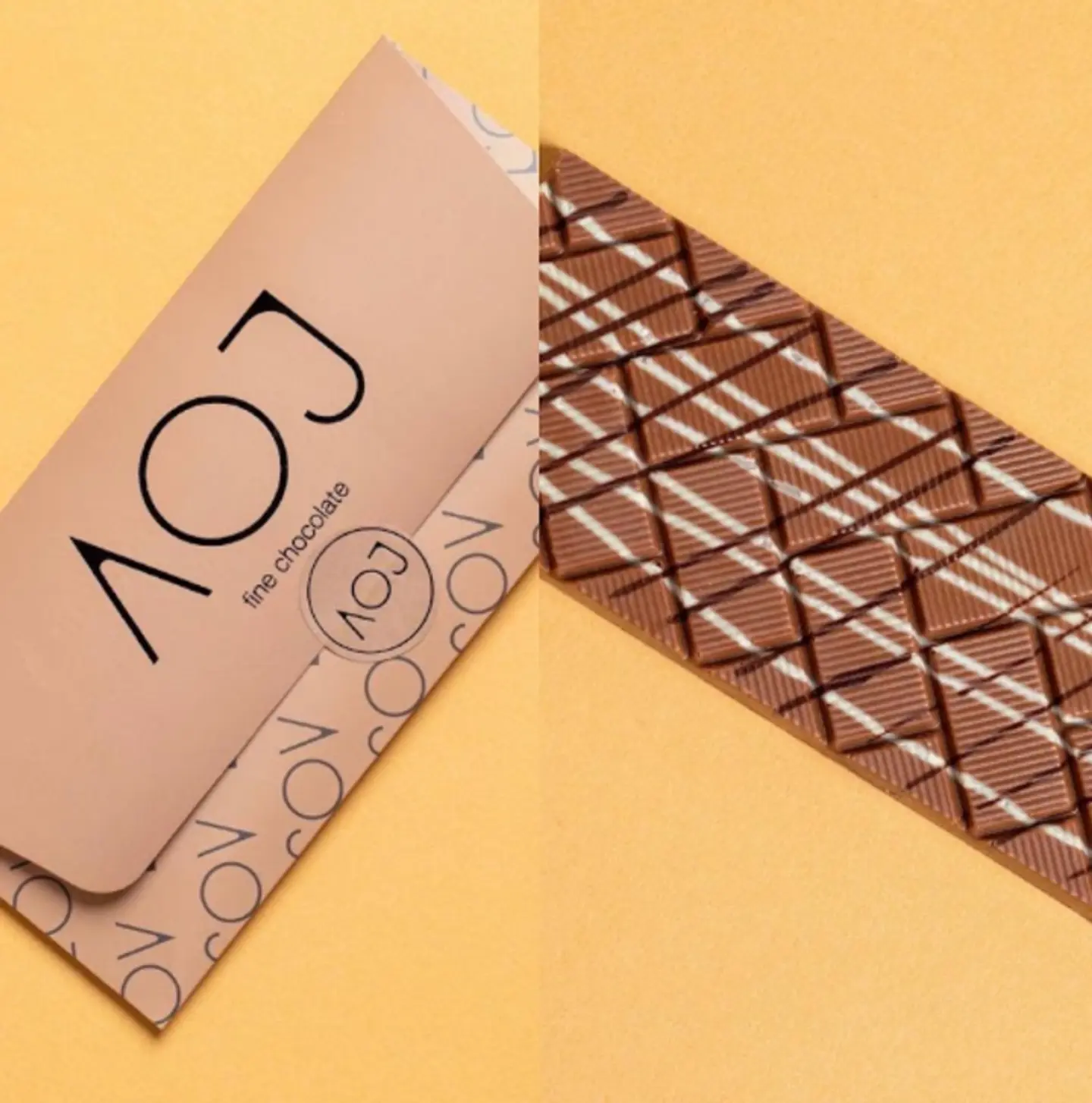 ظرف من الشوكولاتة السويسرية بالبندق