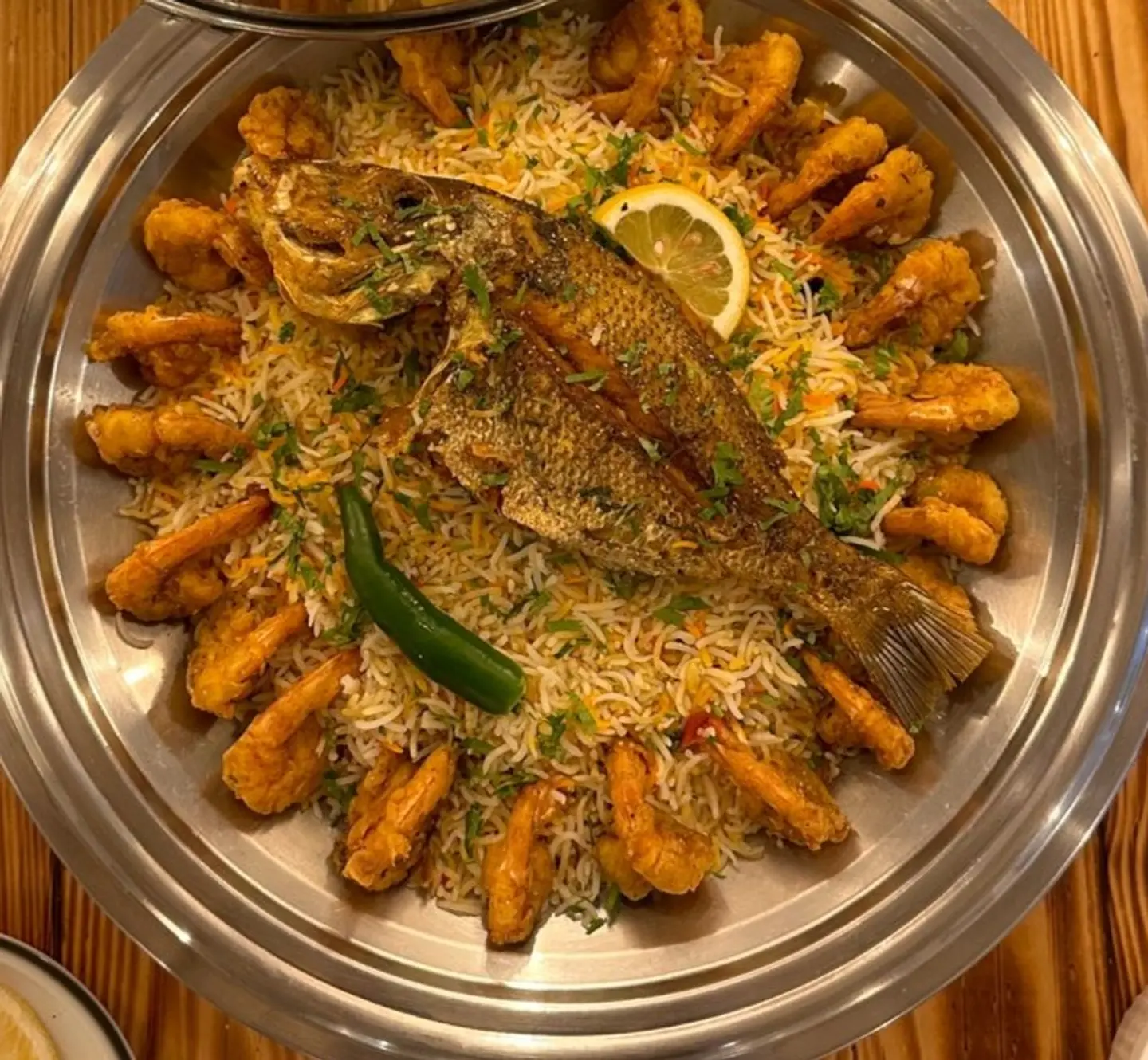 Lethrinus And Shrimp Meal