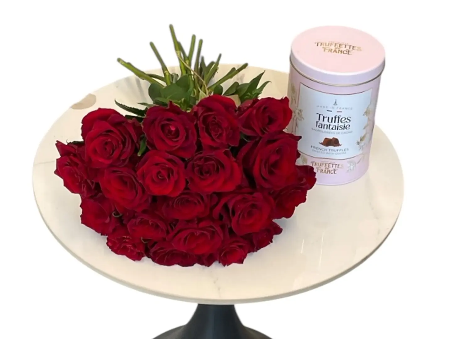 ورد مع شوكلاتة إيطالية