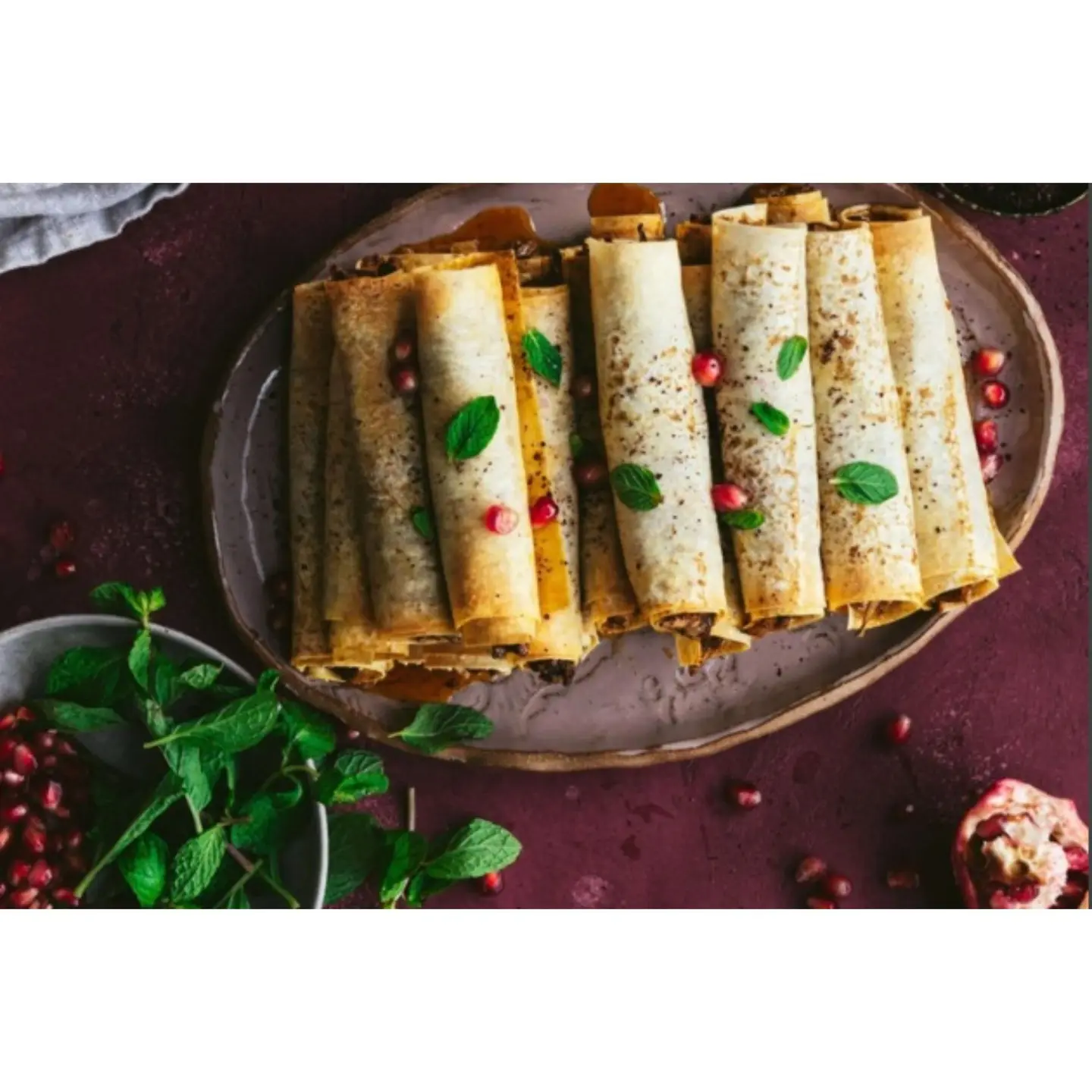 رول دجاج مسخن 4 فطع