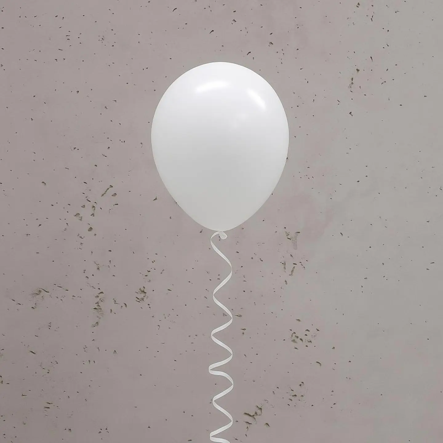 White Helium Balloon