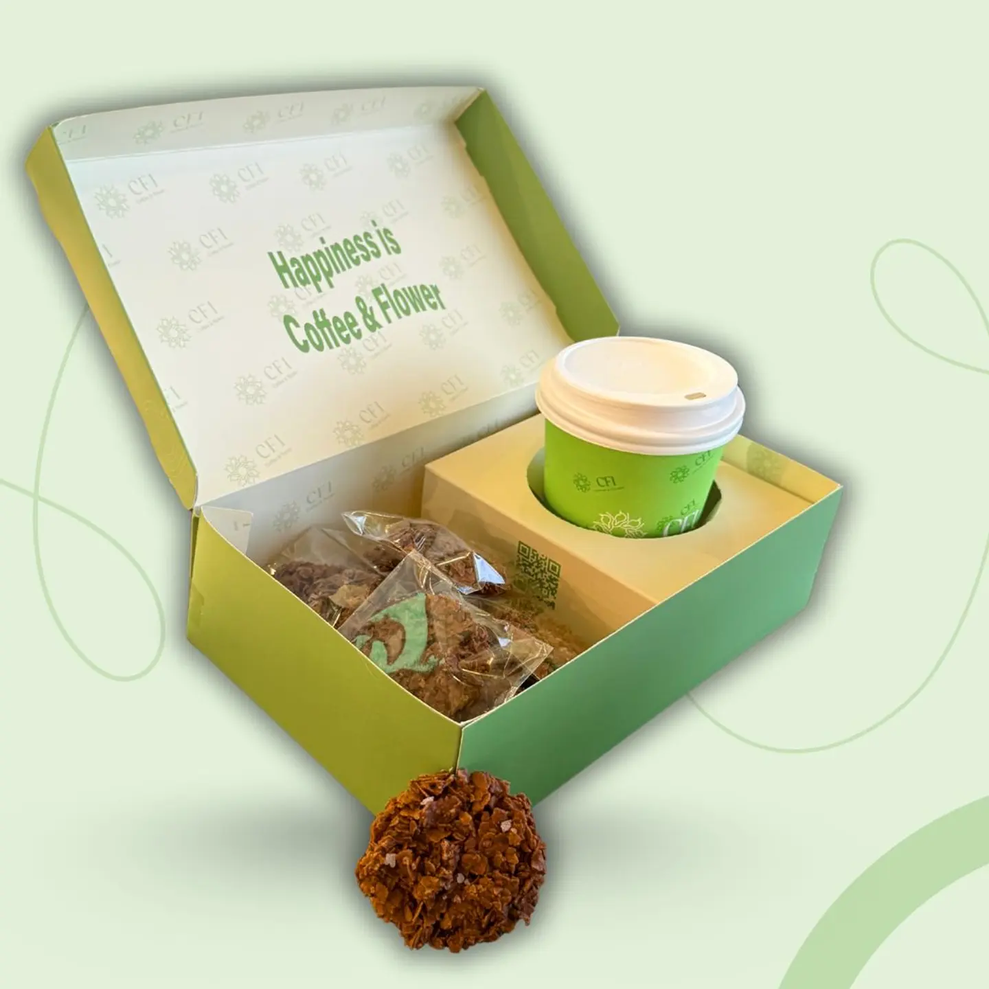 بوكس قهوة وكرنشي