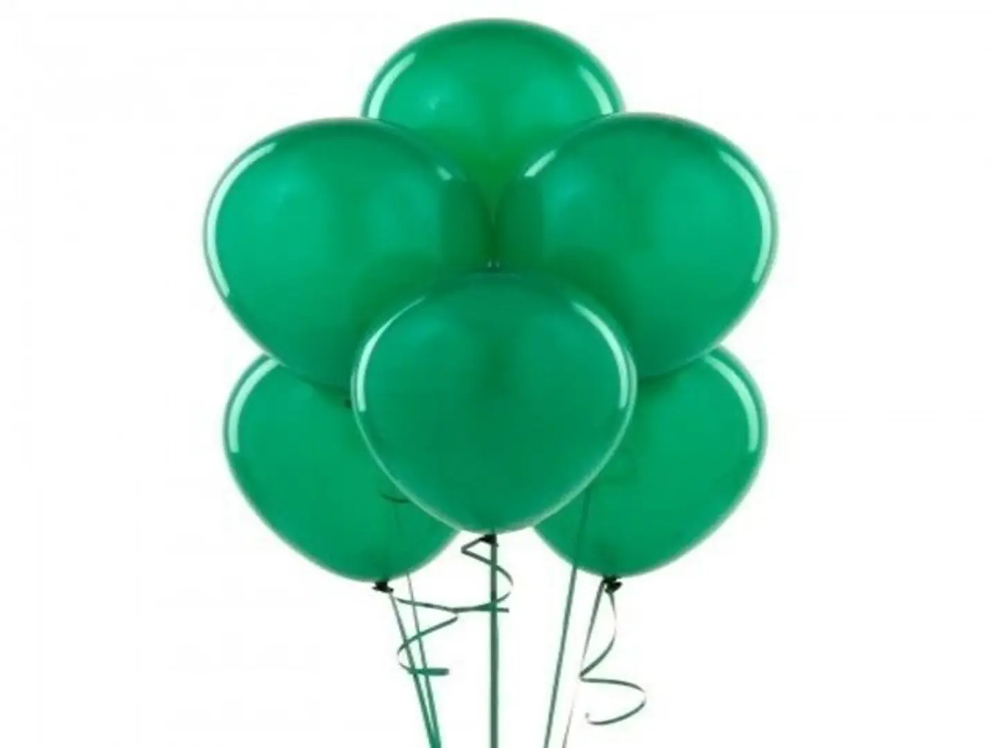 Green Balloons Bouquet