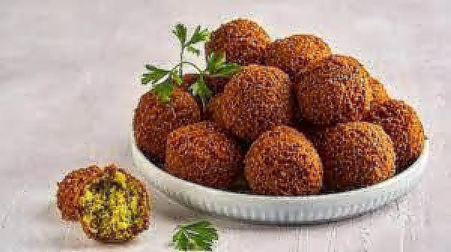 اربع حبات الفلافل