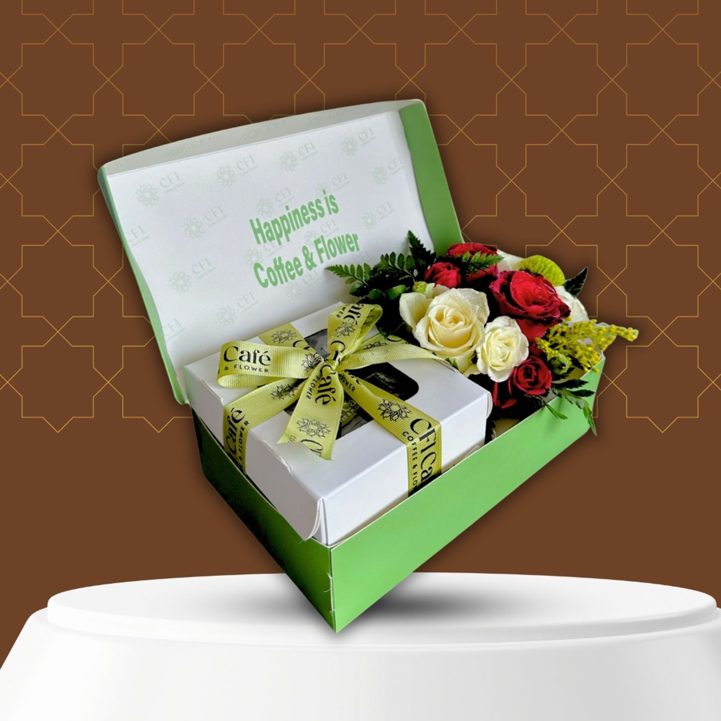 Eid Box Of Roses And Chocolates