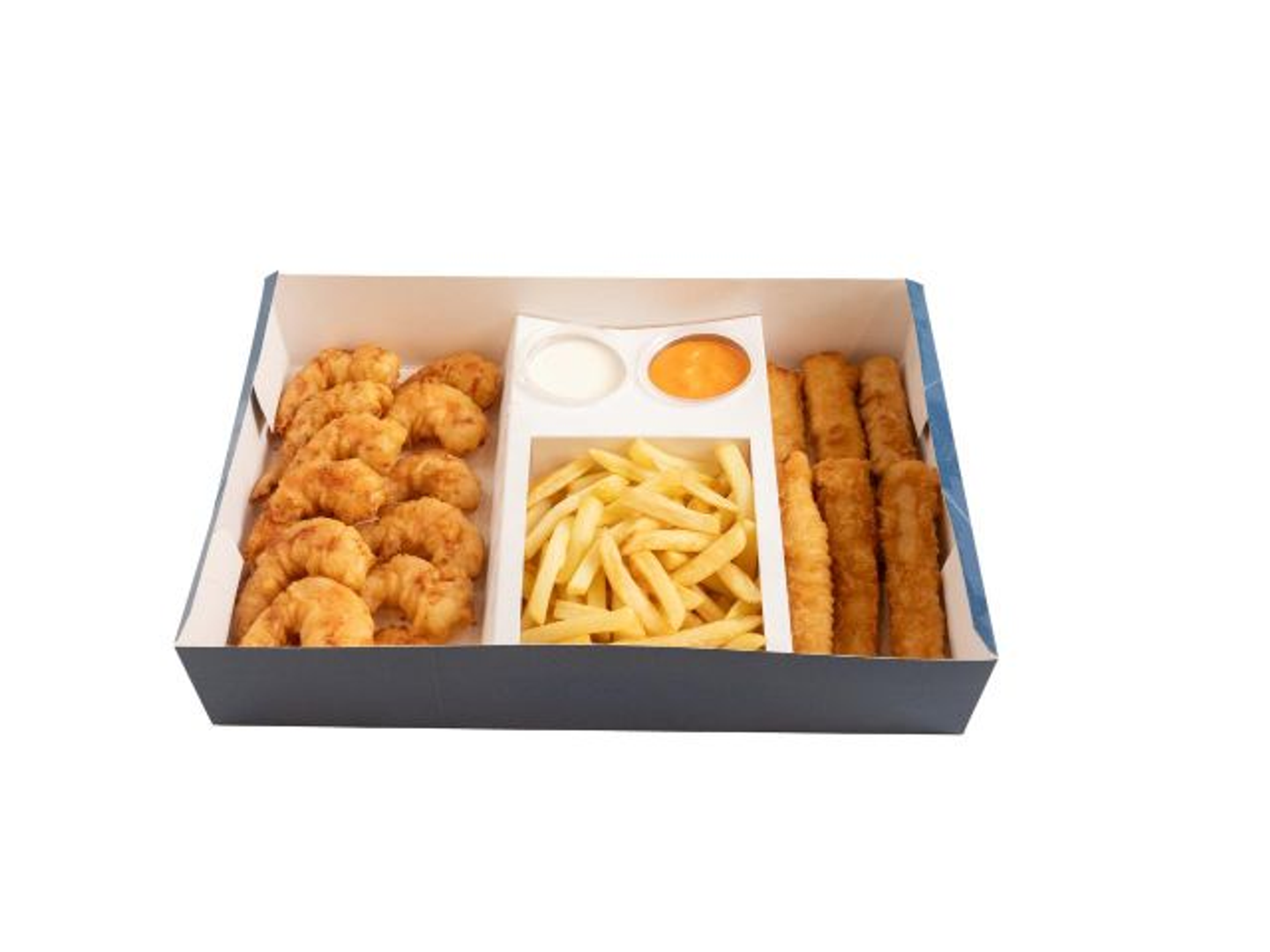 وجبة ميكس سمك وروبيان