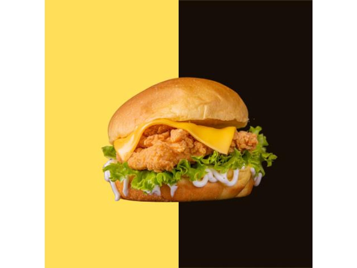برجر سنقل دجاج كرسبي