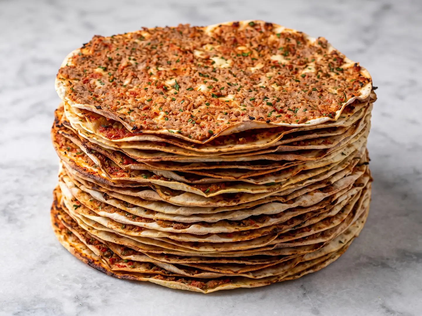 Meat And Vegetable Flatbread - Half