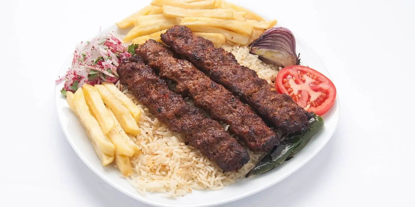 Rice With Kebab