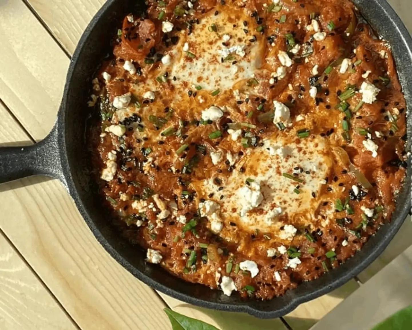 Shakshouka With Feta Cheese
