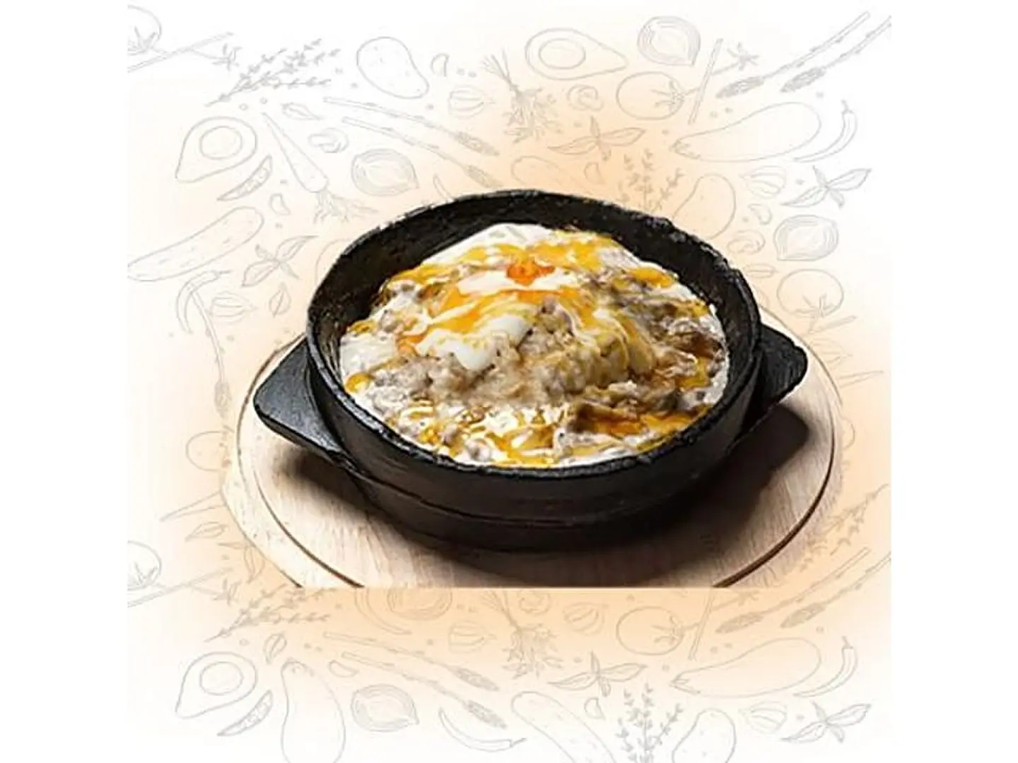 Plain Masoub With Honey And Cream