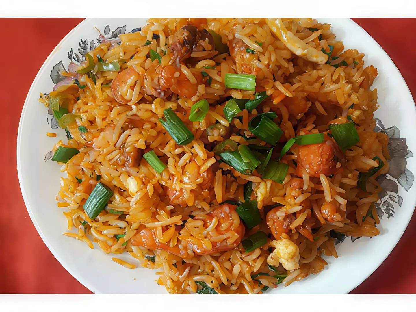 أرز سيزوان ثمار البحر