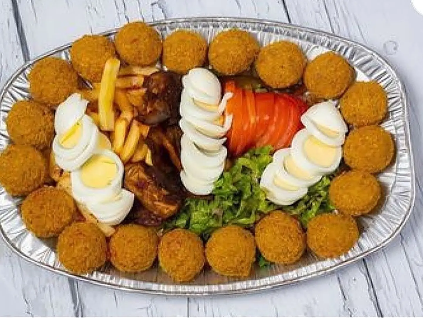 Large Plate Of Falafel