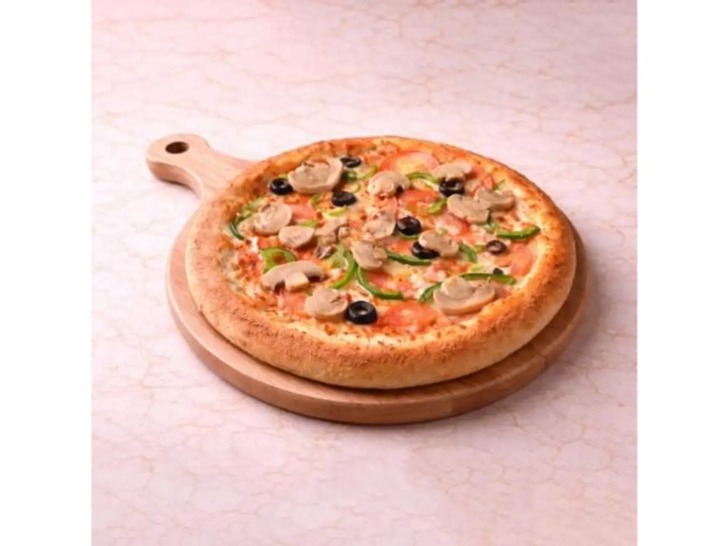 Vegetable Mushroom Pizza