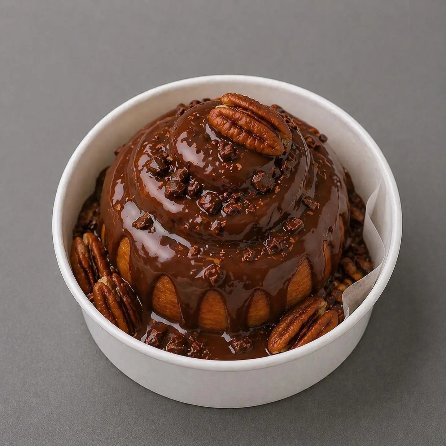Cinnamon Roll With Belgian Chocolate