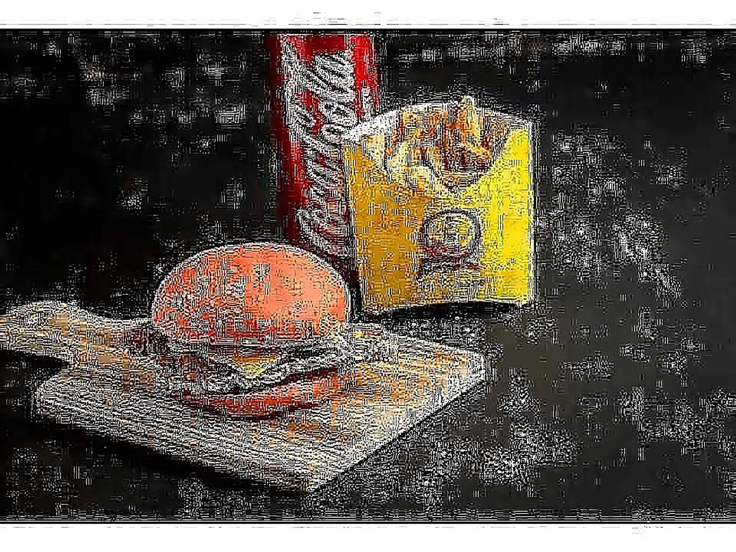 وجبة زنجر بالجبن