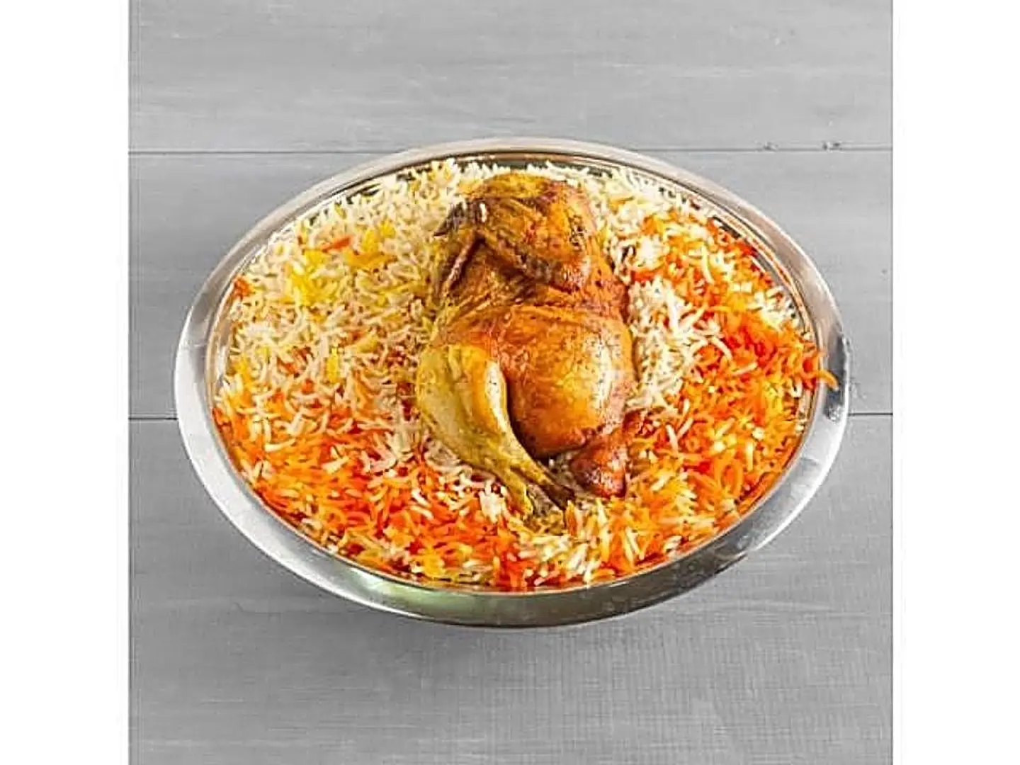حبة دجاج مندي مع رز