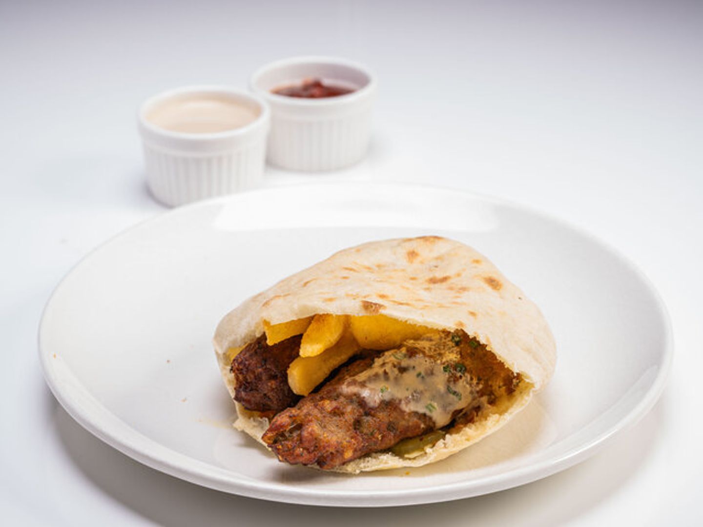 Seafood Kofta Pita Bread