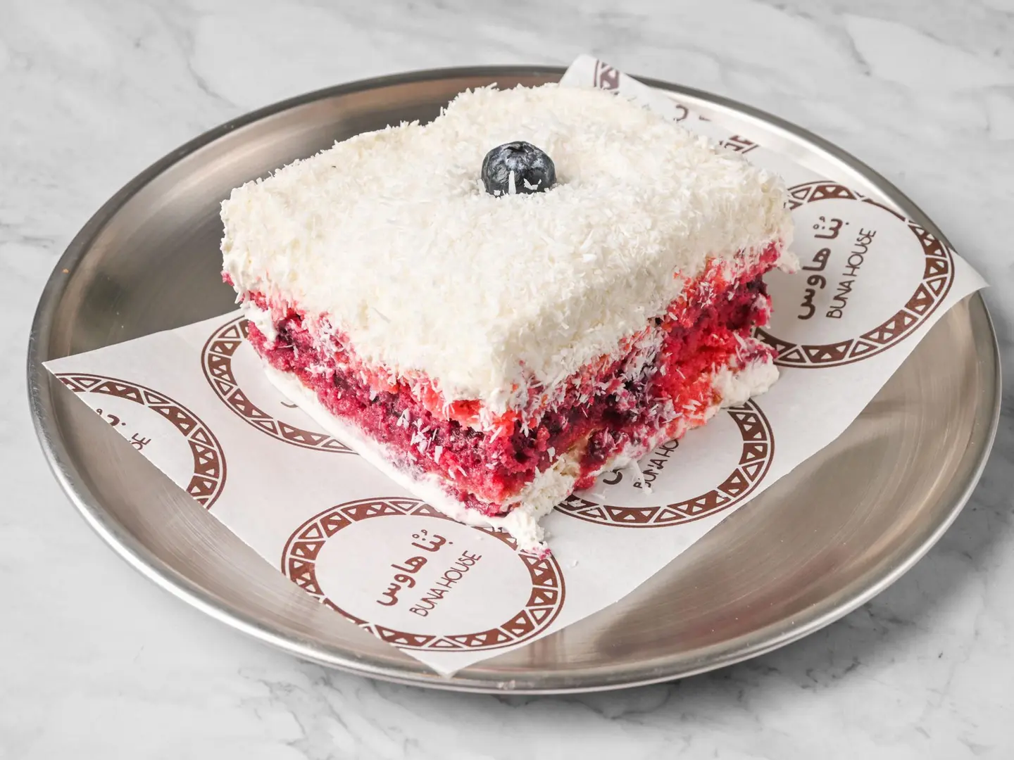 Coconut Strawberry Cake