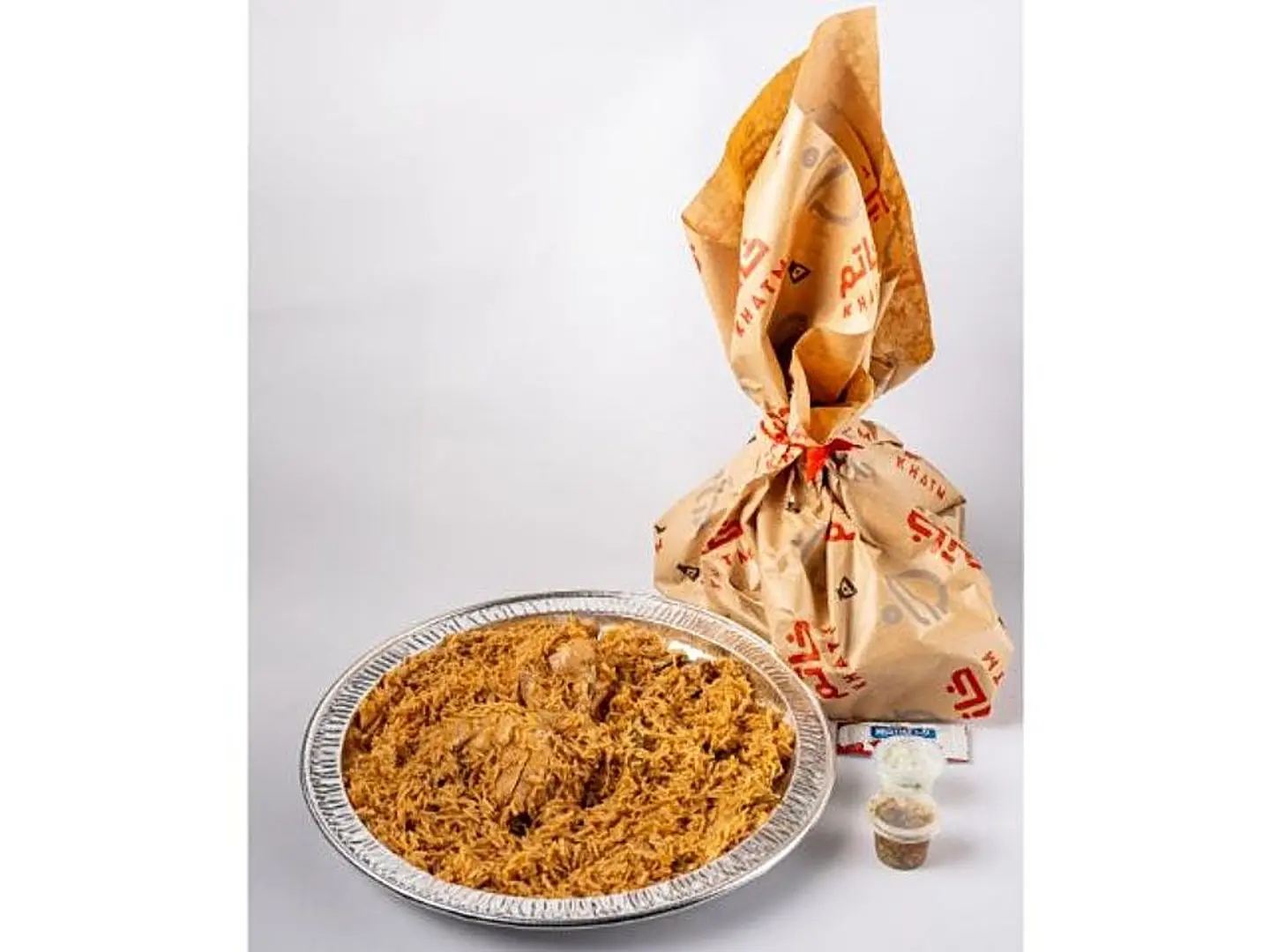 Half Chicken Red Madghot Long Grain Rice