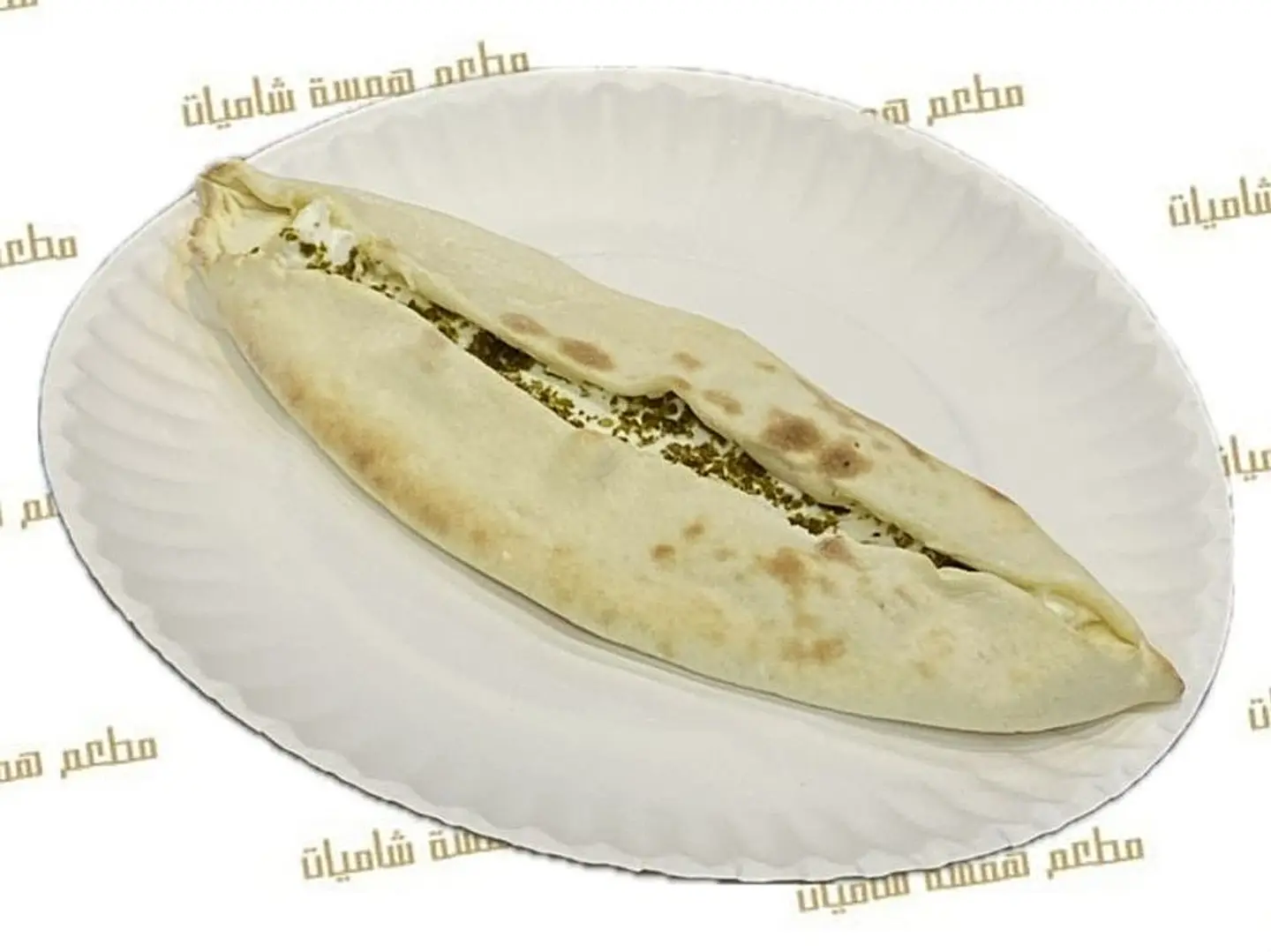 لبنه مع زعتر