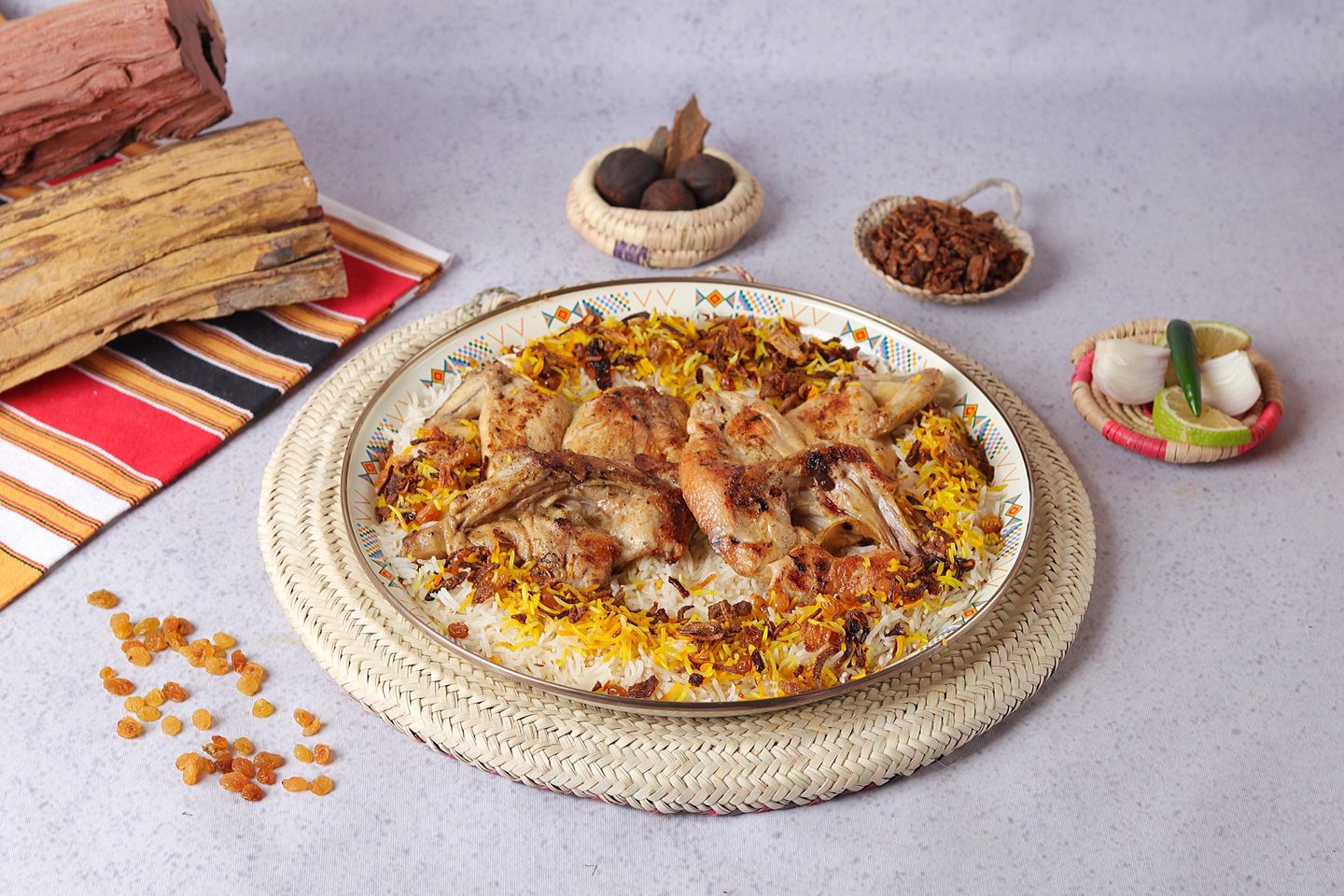 نص حبة دجاج مظبي