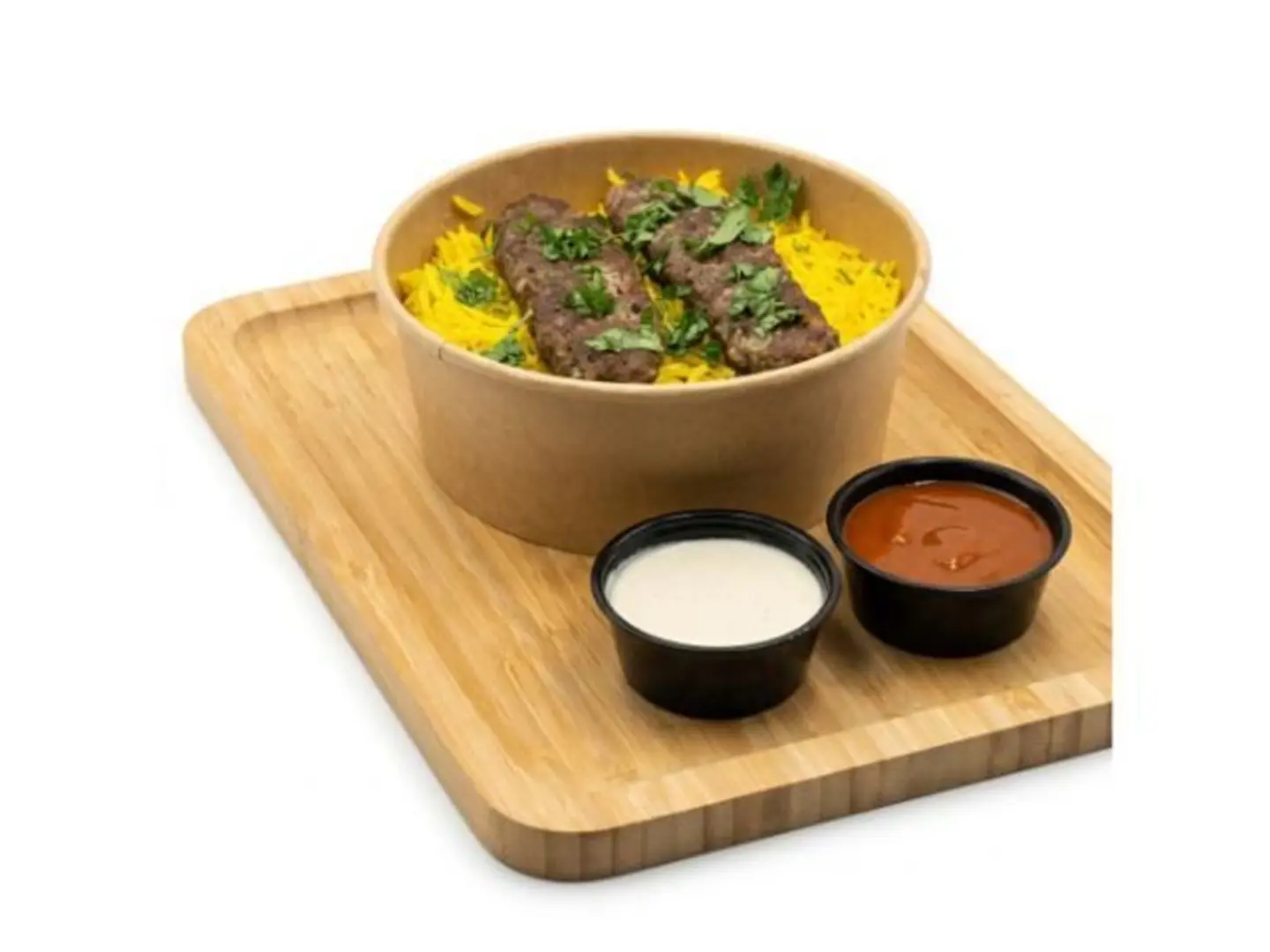 Meat Kebab With Rice