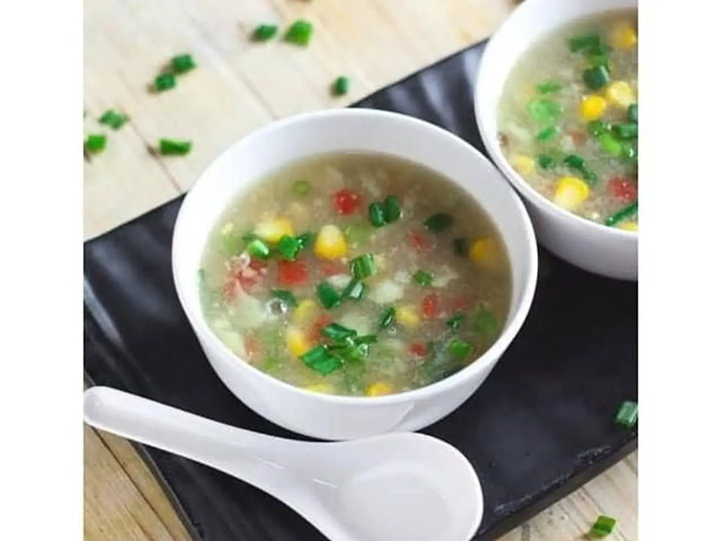 شوربة ذرة بالخضار
