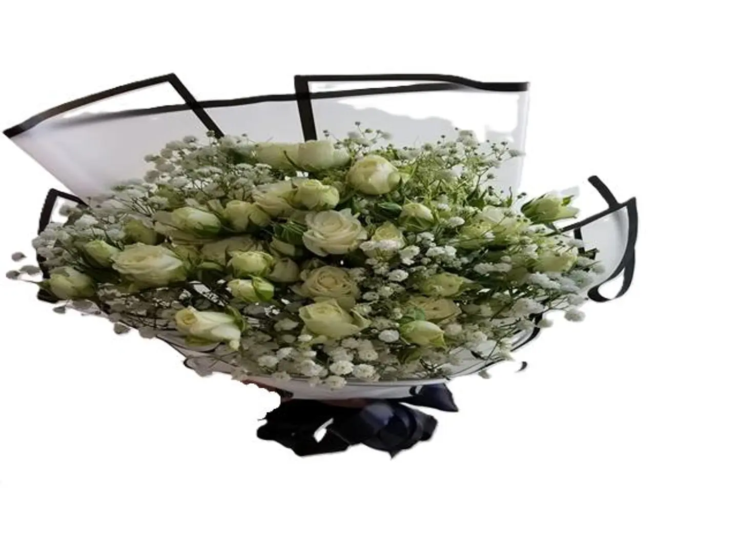 White Baby Rose Bouquet