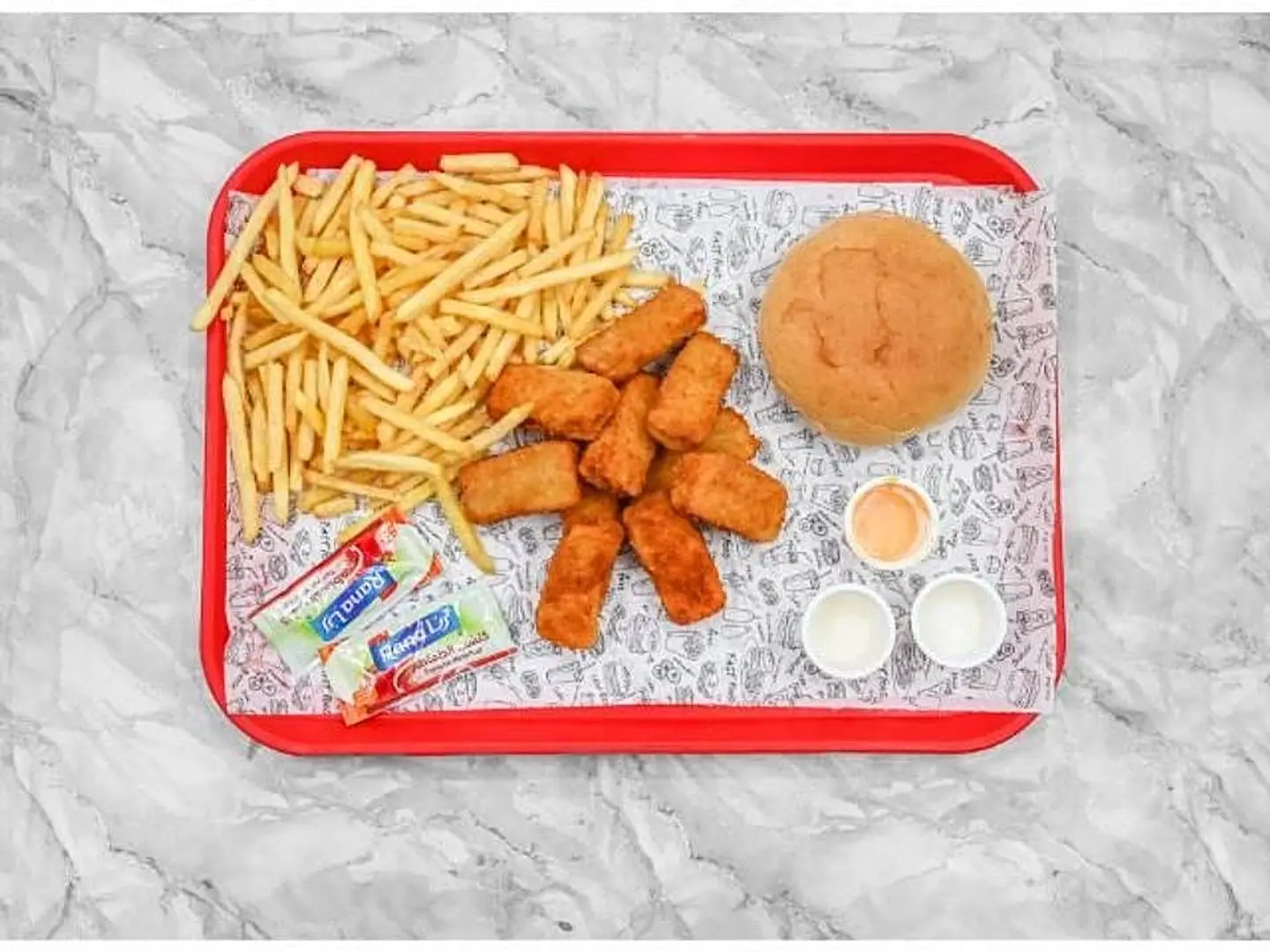 بونلس الدجاج مع بطاطس