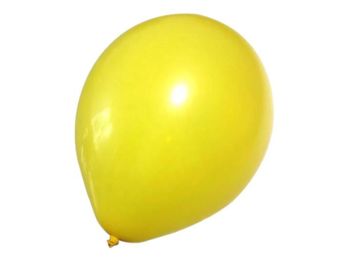 بالون مطاطي اصفر