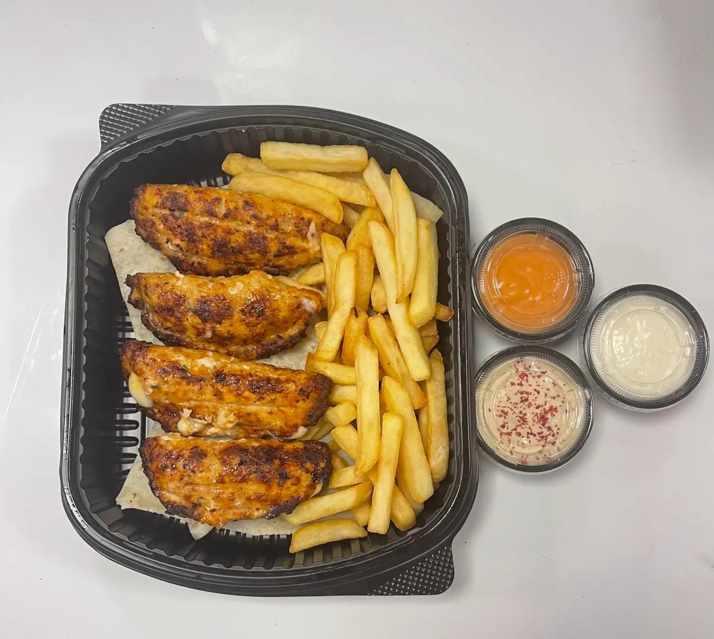 Chicken Kofta With Cheddar And Mozzarella