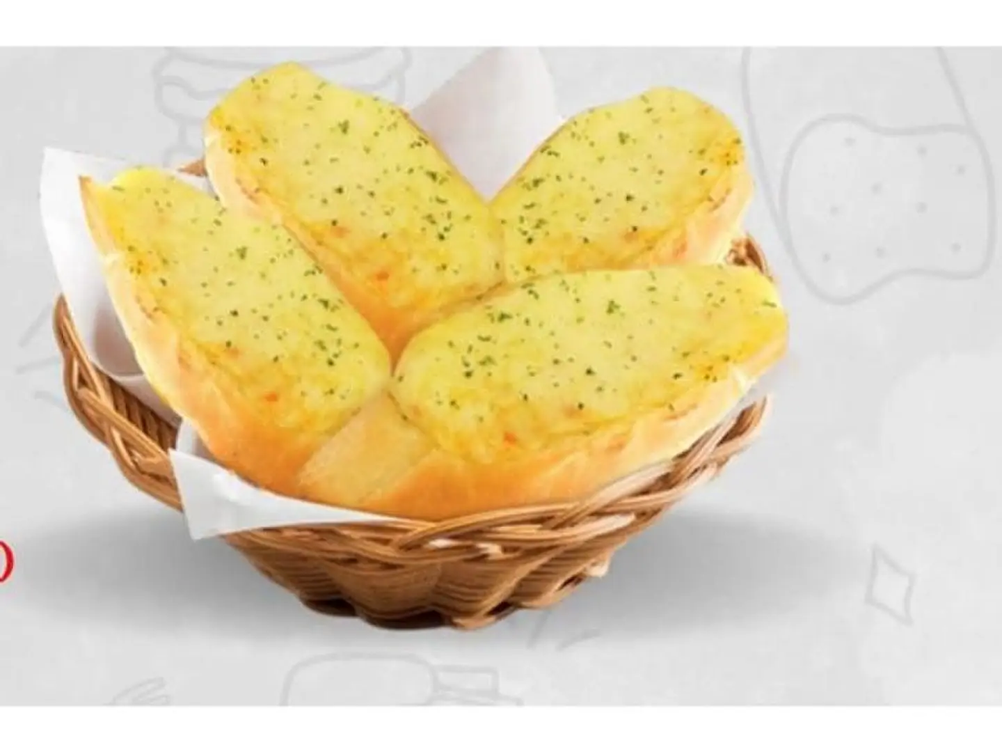 خبز بالجبن والثوم