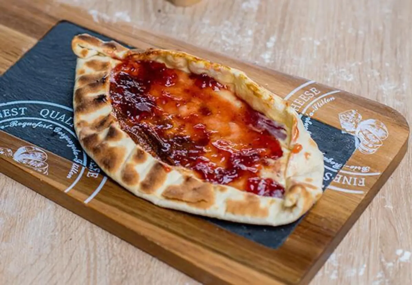 Cheese And Jam Boat Pie