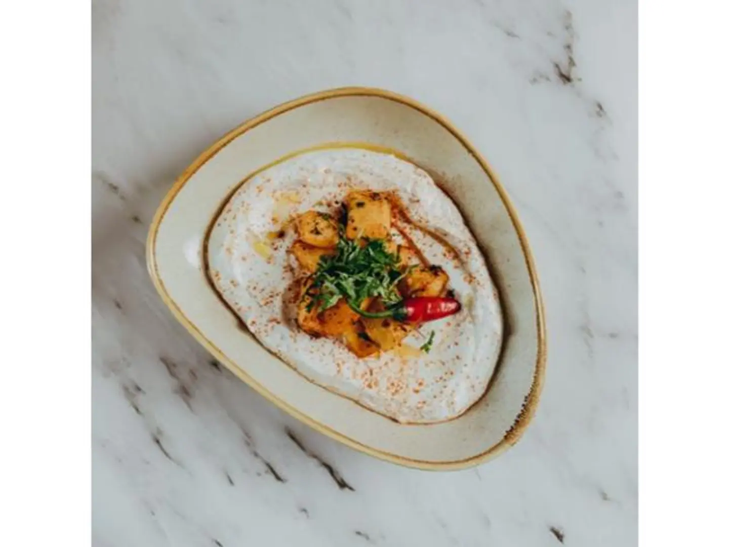 Labneh With Potato Garlic
