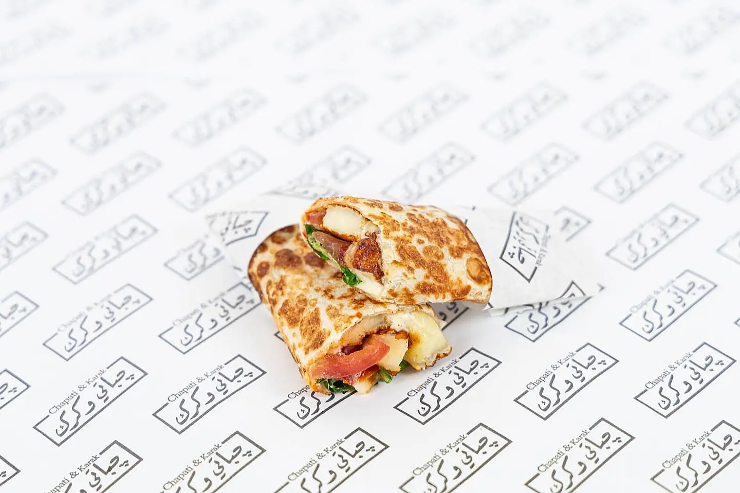 Grilled Halloumi Chapati