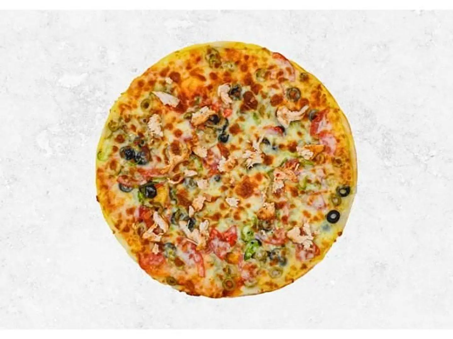 بيتزا دجاج مكس صوص صغير