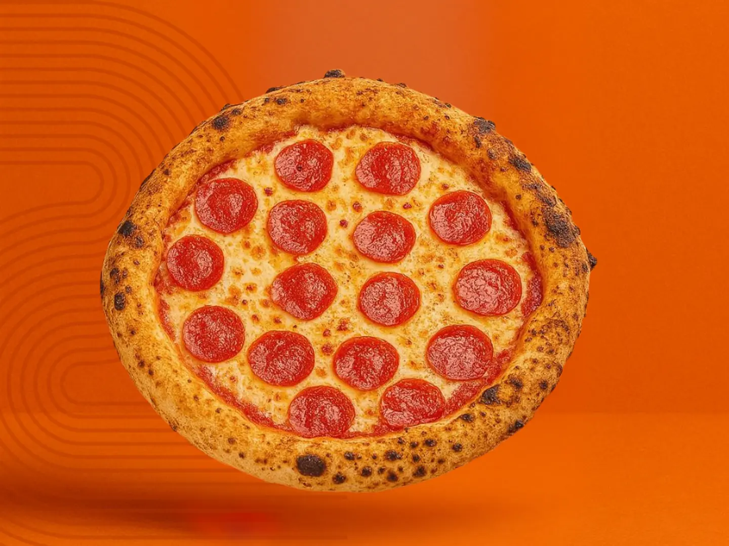 Smoked Pepperoni Pizza 13 Inch