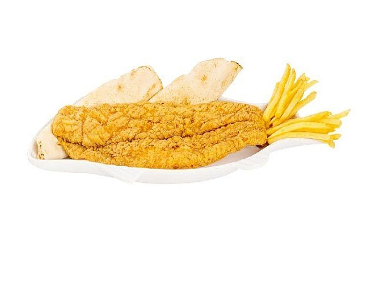 بروستد سمك عادي