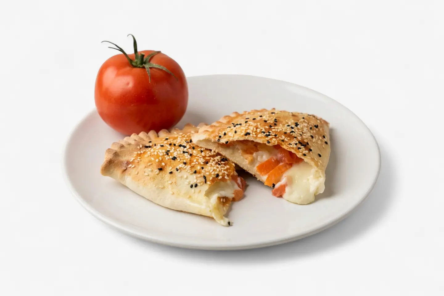 Cheese Of Kashkwan With Tomato