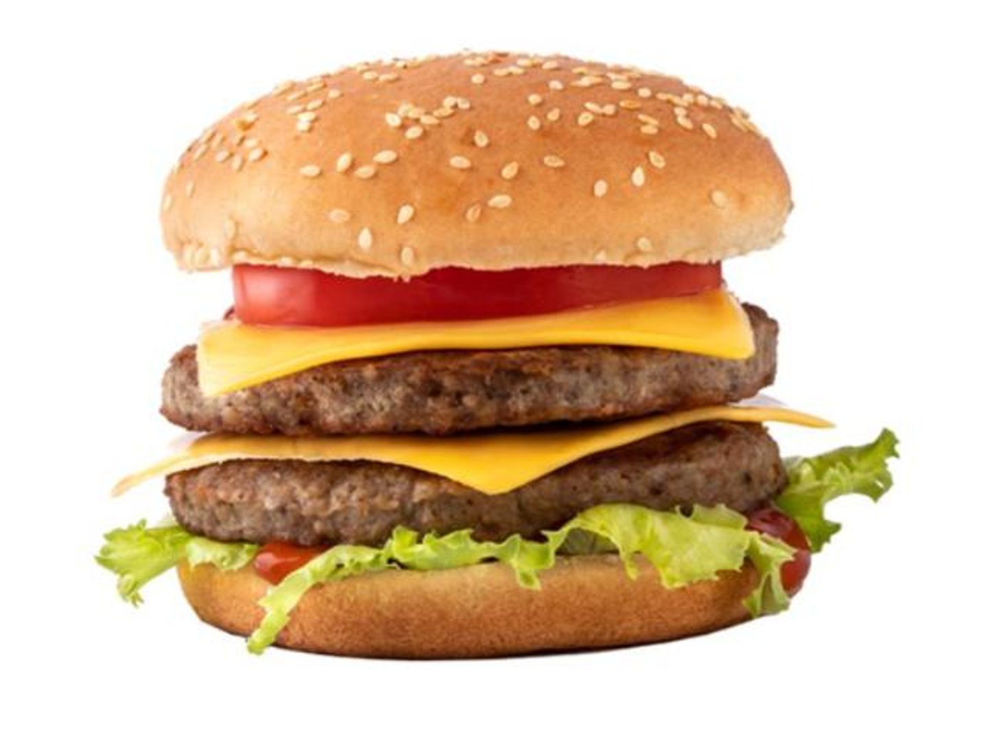 Large Double Beef Burger With Cheese