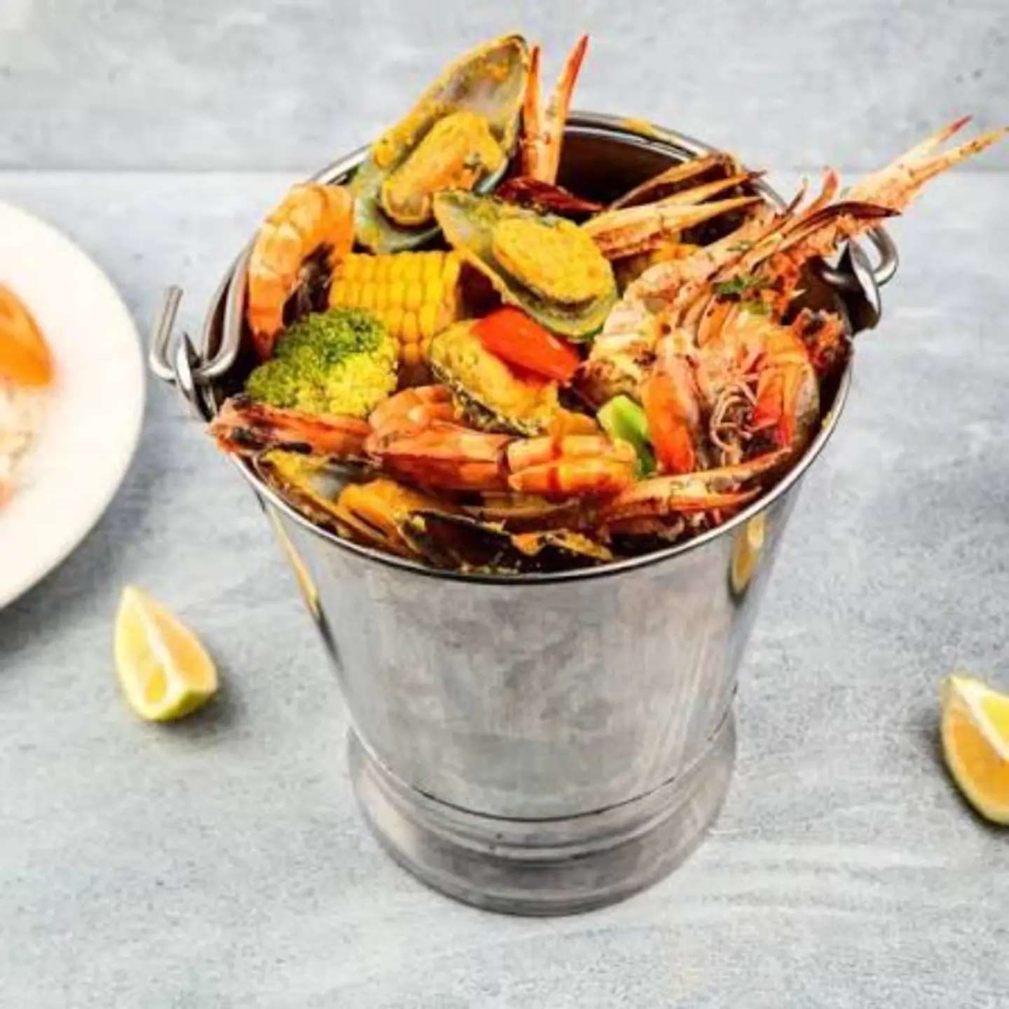 Seafood Bucket White Sauce