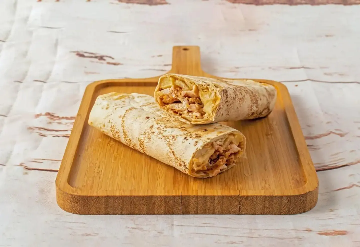 Cheese Shawarma With Saj Bread