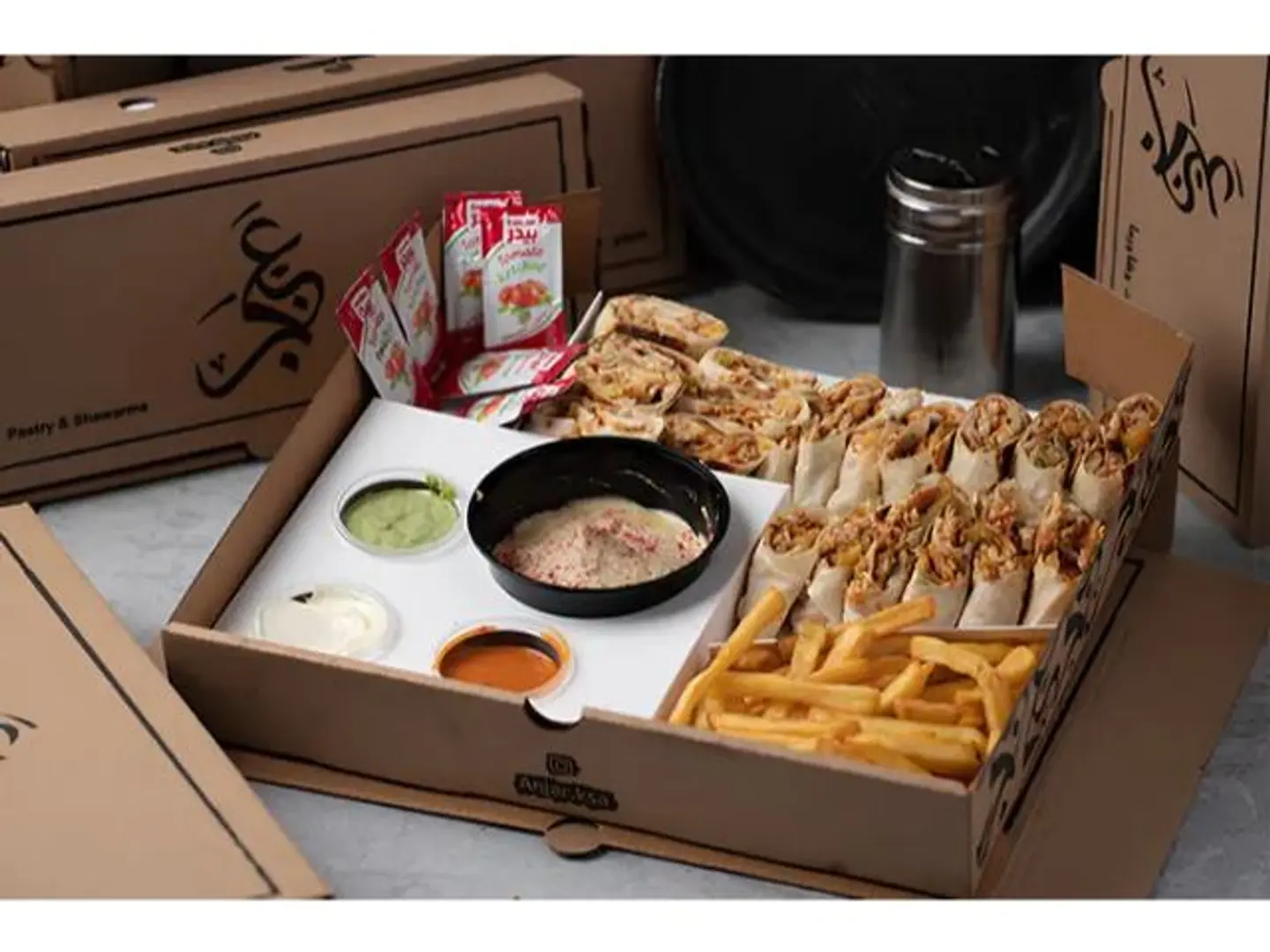 بوكس الجمعات شاورما دجاج