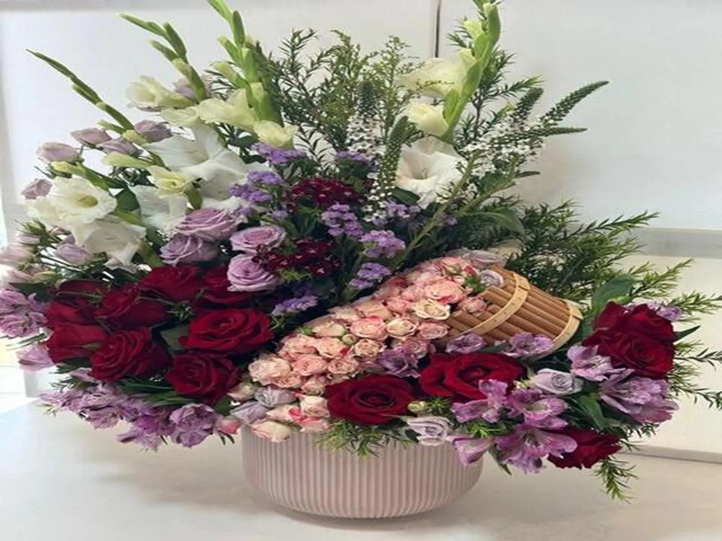 Vase Of Assorted Flowers