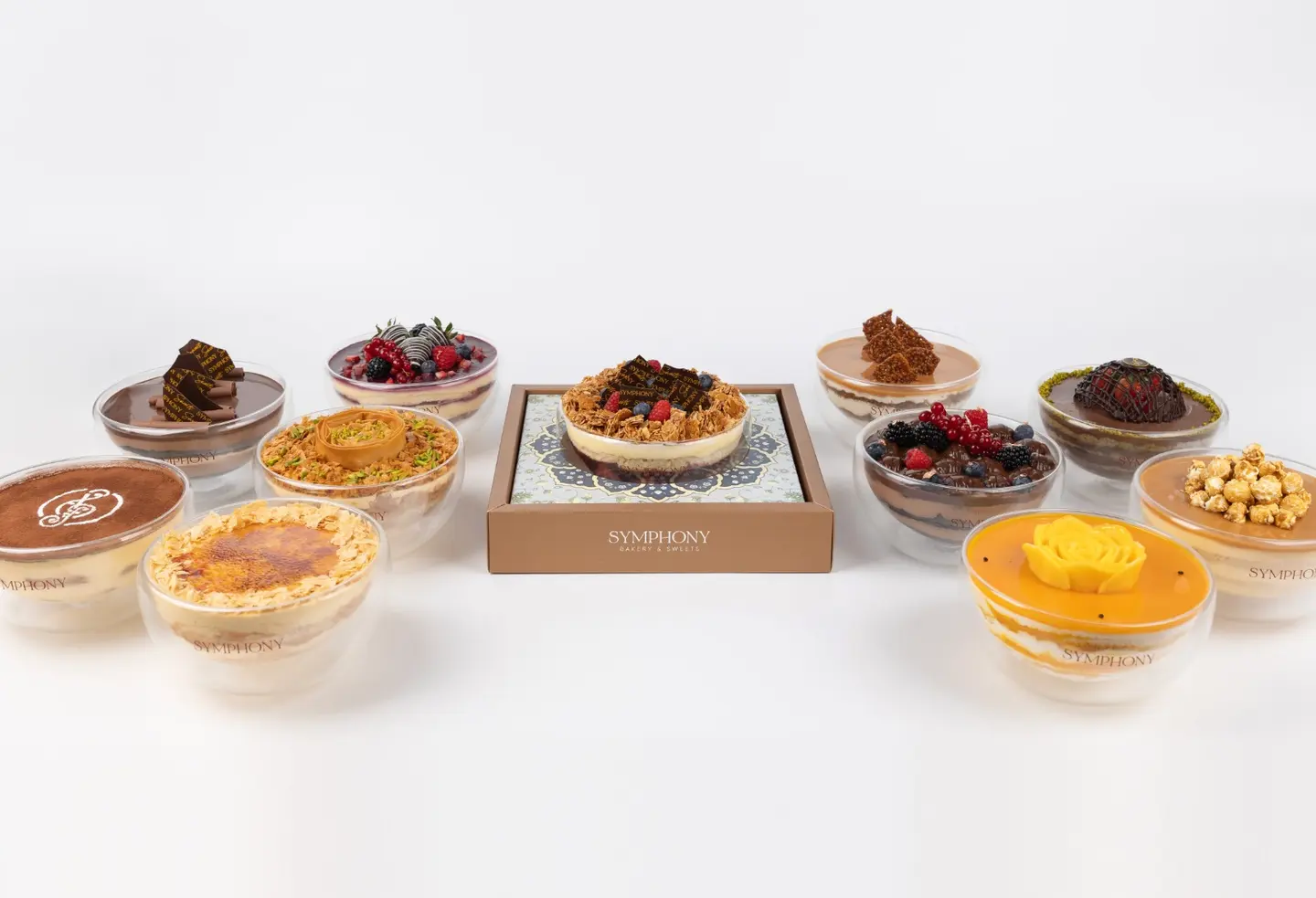 Glass Cake Medium Size