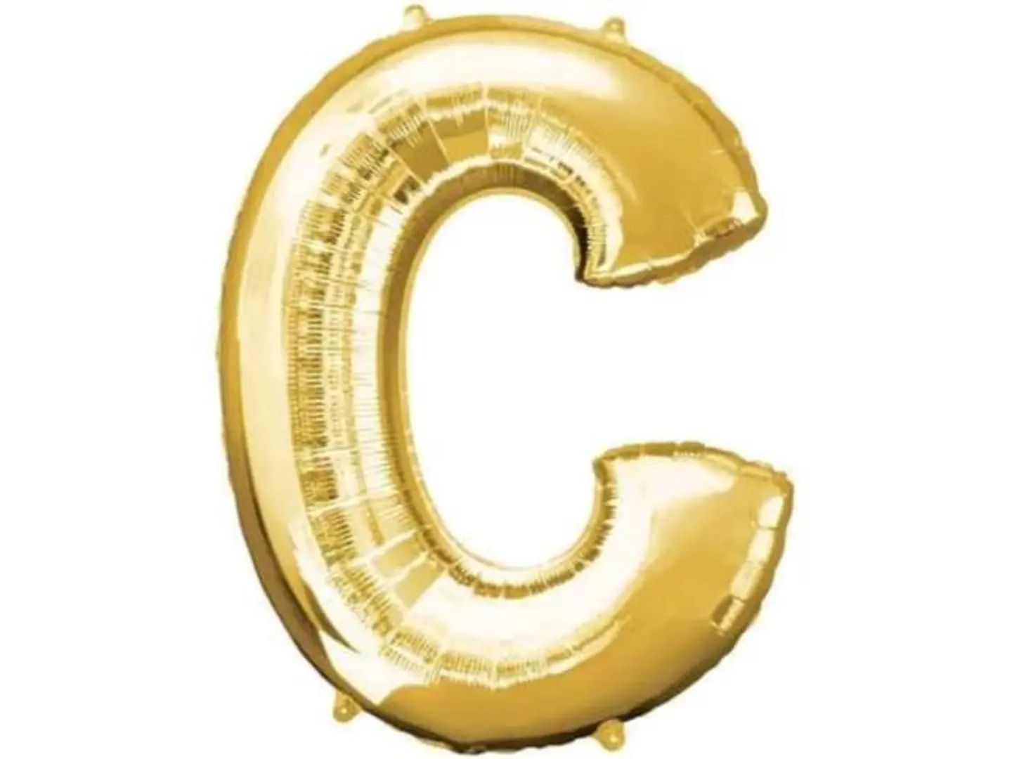 Gold Balloon Letter C