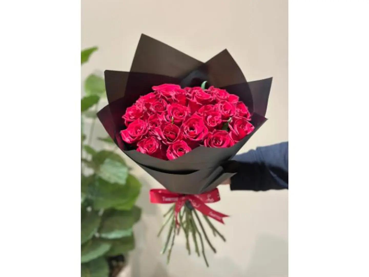 بوكيه العيد احمر
